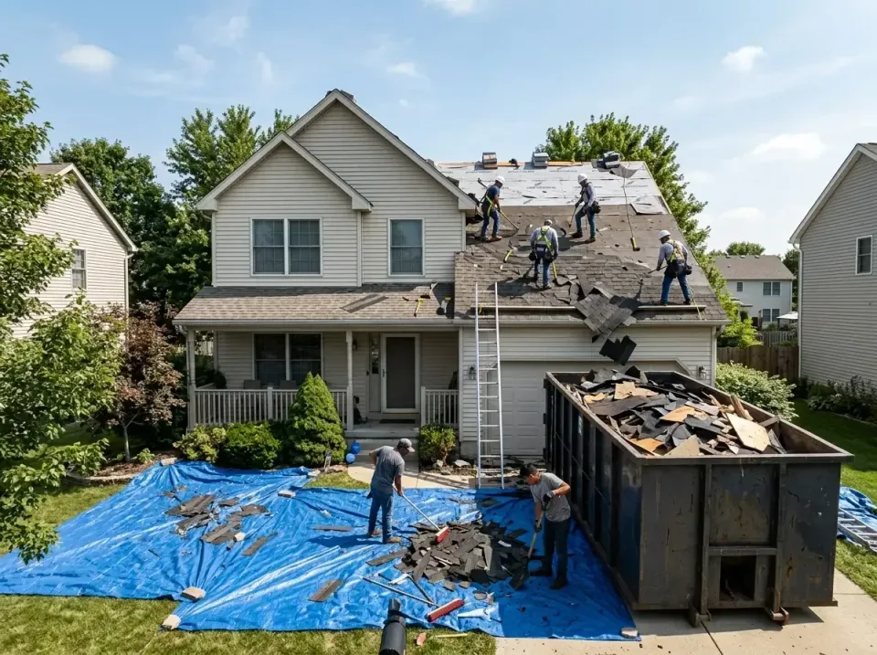 roof-replacement-debris-remova-004 — frequently asked questions, Cheapest Dumpster Rentals in Rock Falls, IL